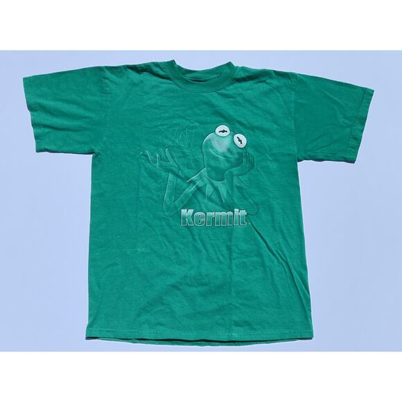 Vintage 2004 Kermit The Frog Muppets Jim Henson Tag Rare Fade Design Size M - Picture 1 of 13